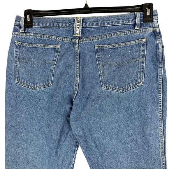 Bugle Boy Jeans Mens 38W 30L Blue Denim Relaxed Fit 100% Cotton Vintage Style - Picture 8 of 14